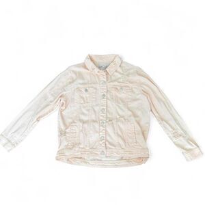 Rachel Roy Women's M Distressed Light Pink Jacket